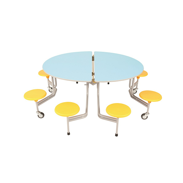 Taula ovalada 152x137 cm 8 seients alçada 61 cm
