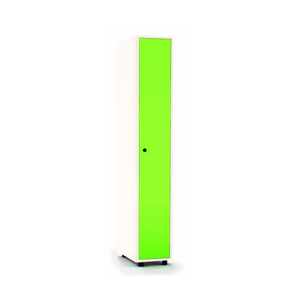 Taquilla blanca 1 porta 1 columna 30 cm