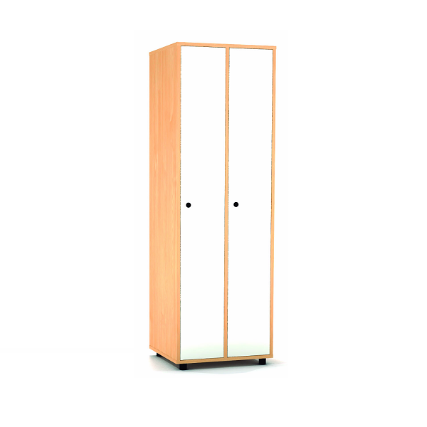 Taquilla faig 1 porta 2 columnes 30 cm