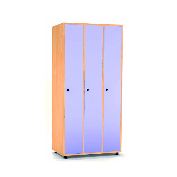 Taquilla faig 1 porta 3 columnes 30 cm