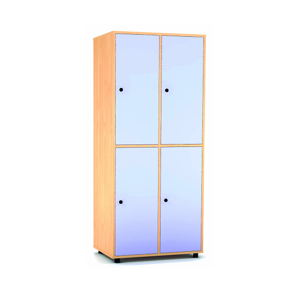 Taquilla faig 2 portes 2 columnes 40 cm