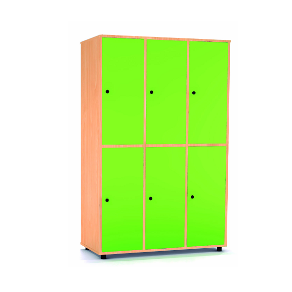 Taquilla faig 2 portes 3 columnes 40 cm