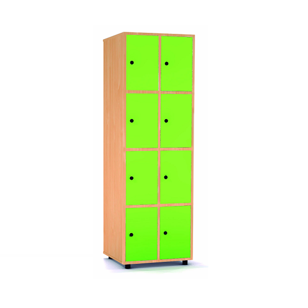 Taquilla faig 4 portes 2 columnes 30 cm