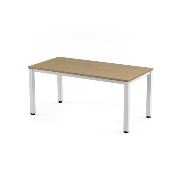 Mesa EXECUTIVE rectangular estructura blanca 140x80 cm
