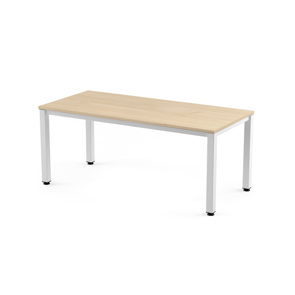 Taula EXECUTIVE rectangular estructura blanca 160x