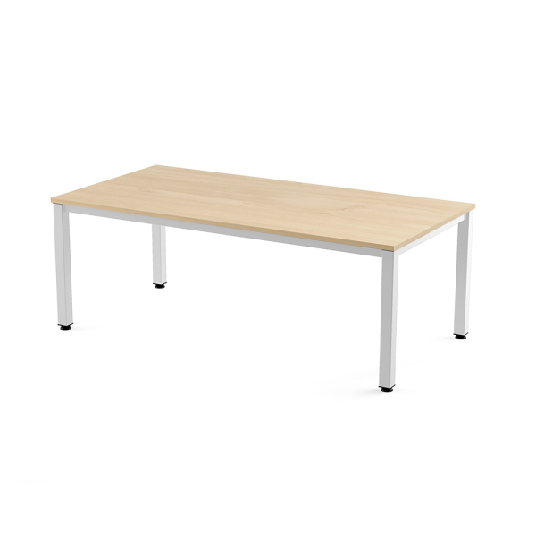 Mesa EXECUTIVE rectangular estructura blanca 200x100 cm