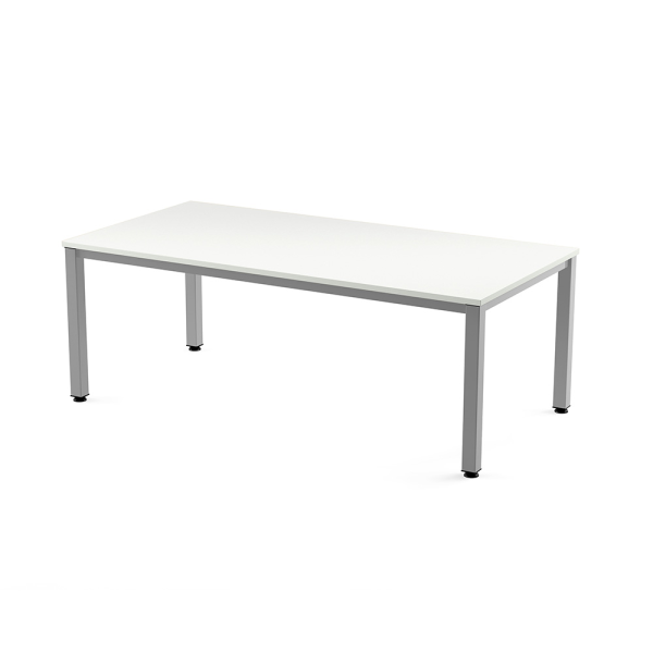 Taula EXECUTIVE rectangular estructura gris 200x10