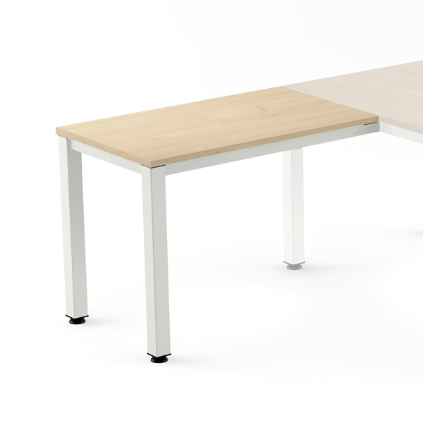 Ala taula EXECUTIVE rectangular estructura blanca