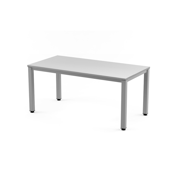 Taula EXECUTIVE rectangular doble estructura gris