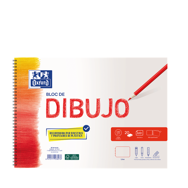 Bloc de dibuix Oxford llis