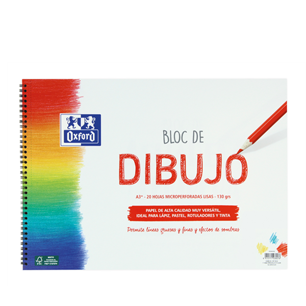 Bloc de dibuix Oxford llis
