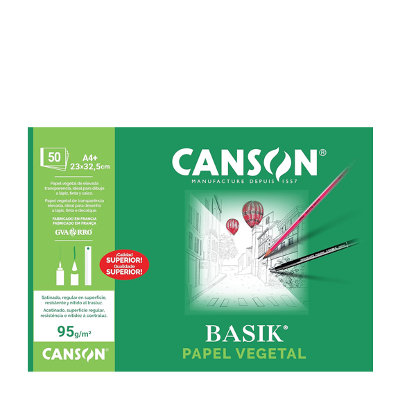 Bloc de paper vegetal Guarro Basik