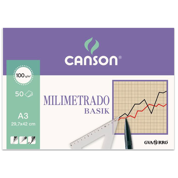 Bloc de paper milimetrat Guarro Basik