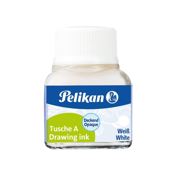 Tinta xina Pelikan 10 ml Blanc