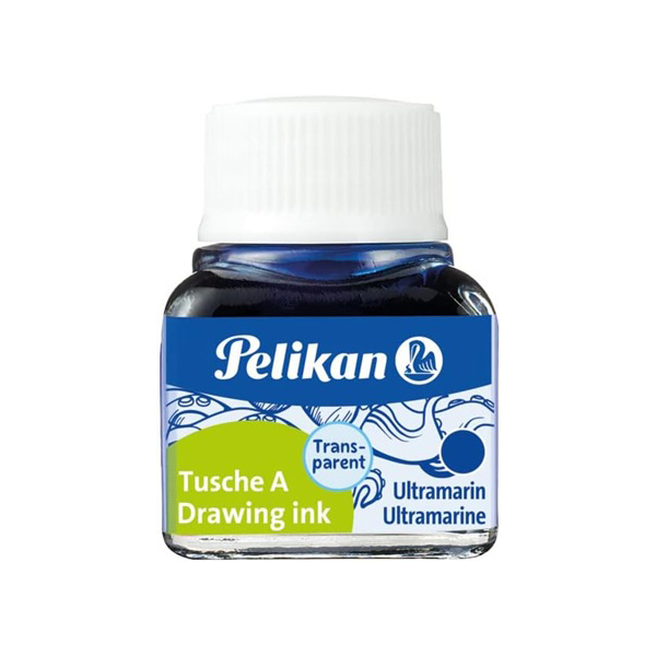 Tinta xina Pelikan 10 ml Blau ultramar