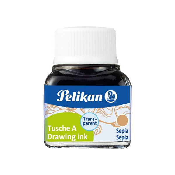 Tinta xina Pelikan 10 ml Sèpia