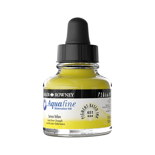Bote acuarela líquida de 25,9 ml Aquafine Amarillo limón