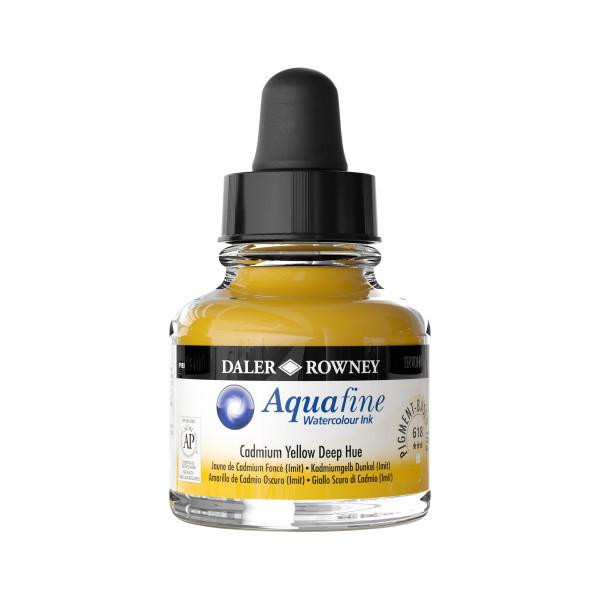 Bote acuarela líquida de 25,9 ml Aquafine Groc fosc