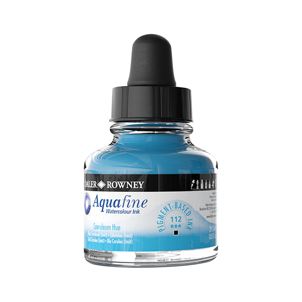 Bote acuarela líquida de 25,9 ml Aquafine Azul cerúleo (claro)