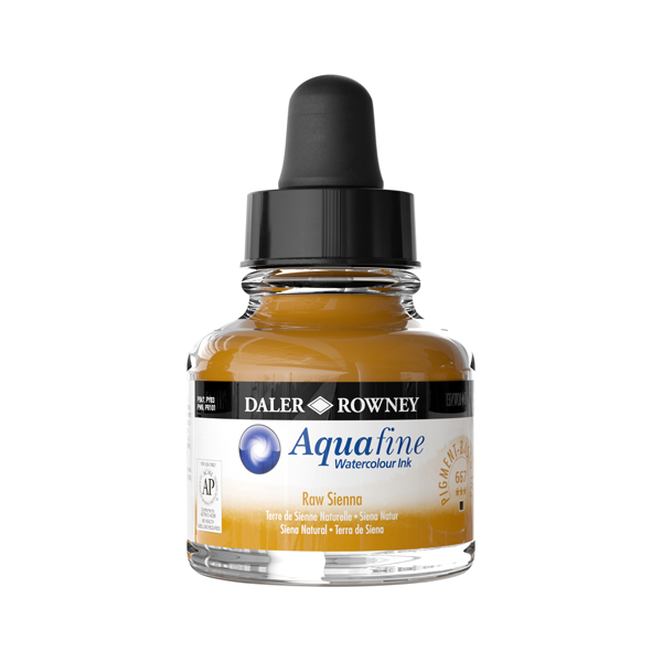 Bote acuarela líquida de 25,9 ml Aquafine Siena natural