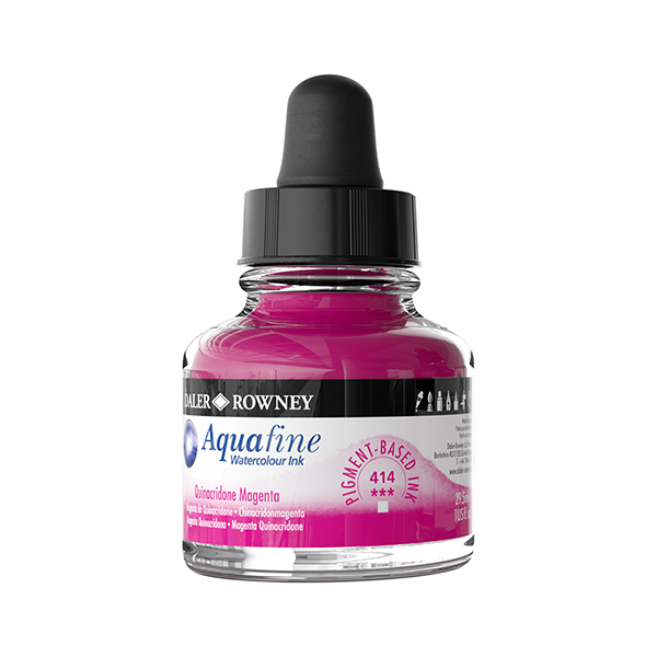 Bote acuarela líquida de 25,9 ml Aquafine Magenta quinacridone
