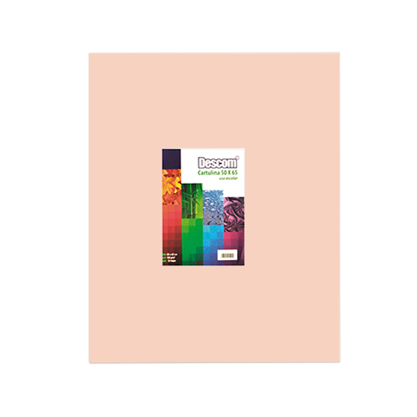 Pack de 25 cartolines Descom Rosa