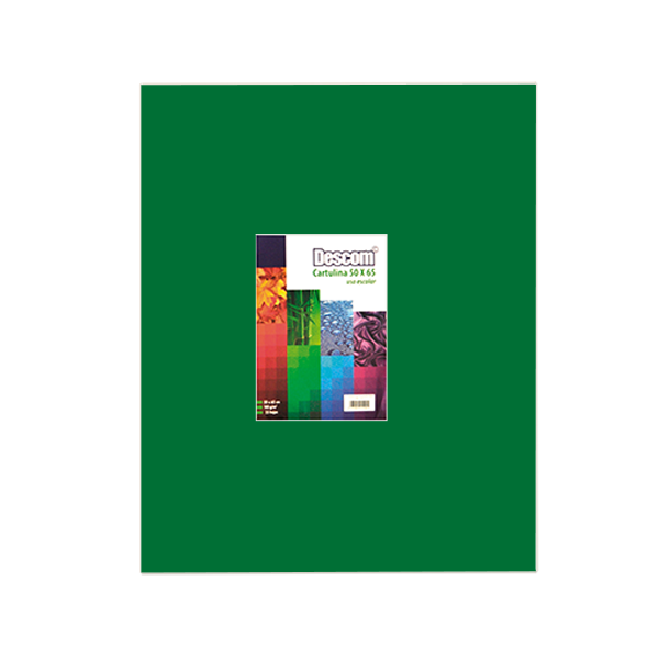 Pack de 25 cartolines Descom Verd nadal