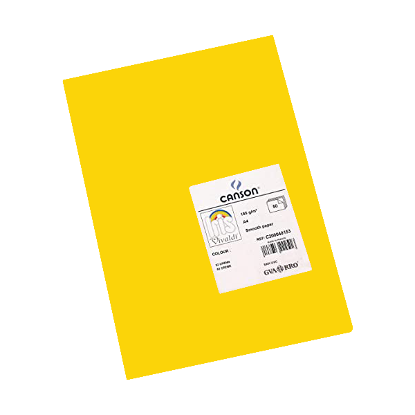 Pack 25 cartolines Iris Groc gualda