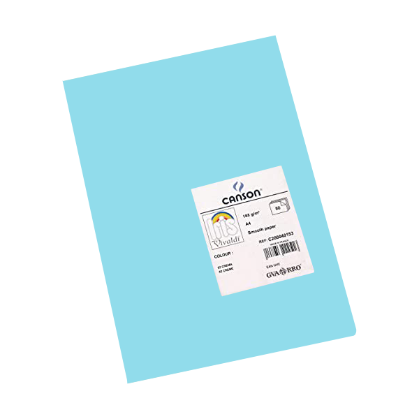 Pack 25 cartolines Iris Blau cel