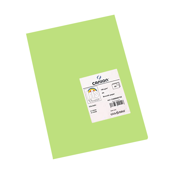 Pack 25 cartolines Iris Verd poma