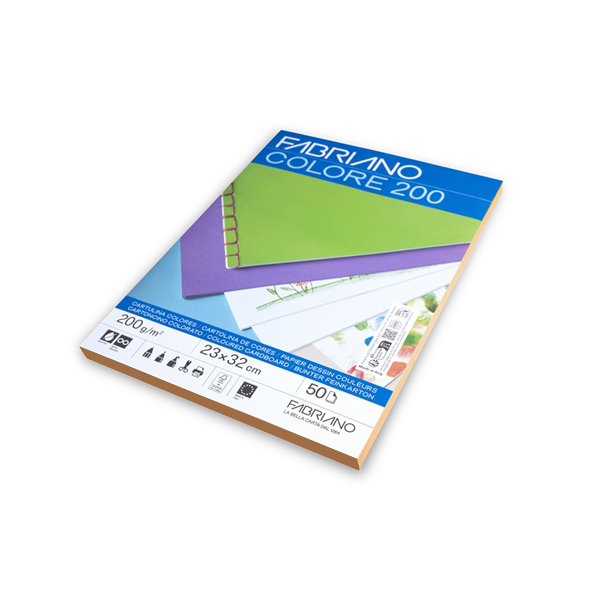 Paquet 50 cartolines Fabriano 23x32 Crema