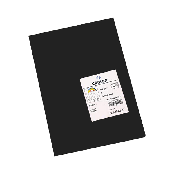 Paquet 50 cartolines Iris A3 Negre