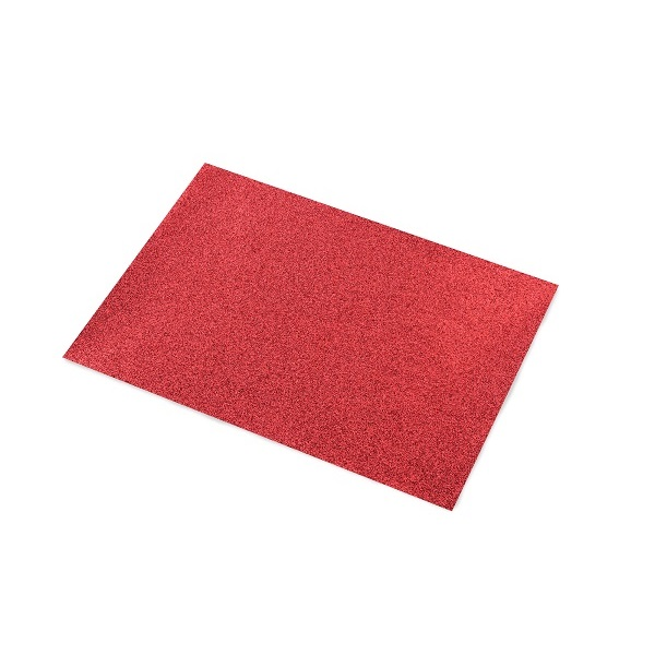** Pack 5 cartolines 50x65 cm purpurina Vermell