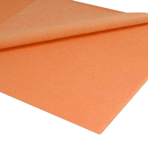 Mano 26 hojas papel seda Naranja