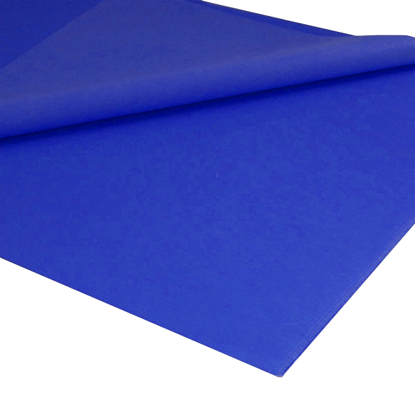 Mano 26 hojas papel seda Azul oscuro