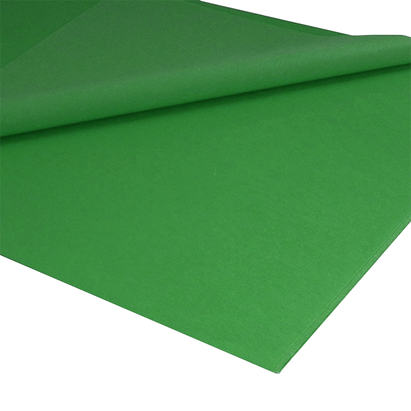 Mano 26 hojas papel seda Verde oscuro
