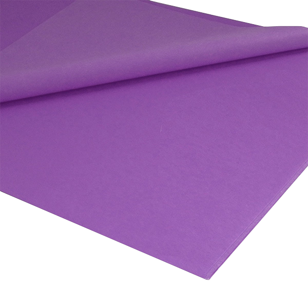 Mano 26 hojas papel seda Violeta