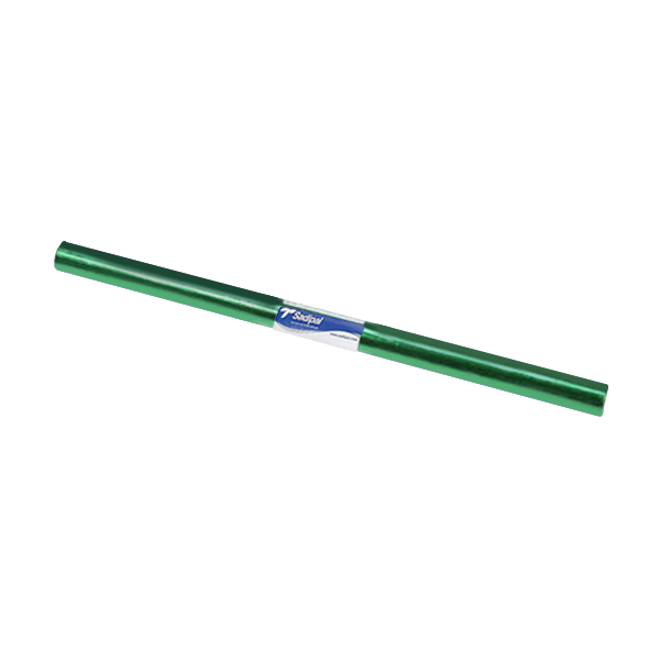 Rollo 25 hojas papel celofán Verde