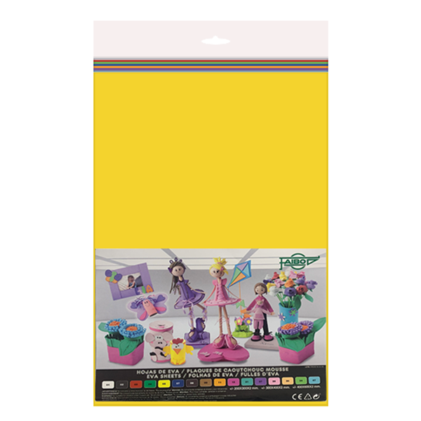 Bolsa 10 planchas eva 40x60 surtidas
