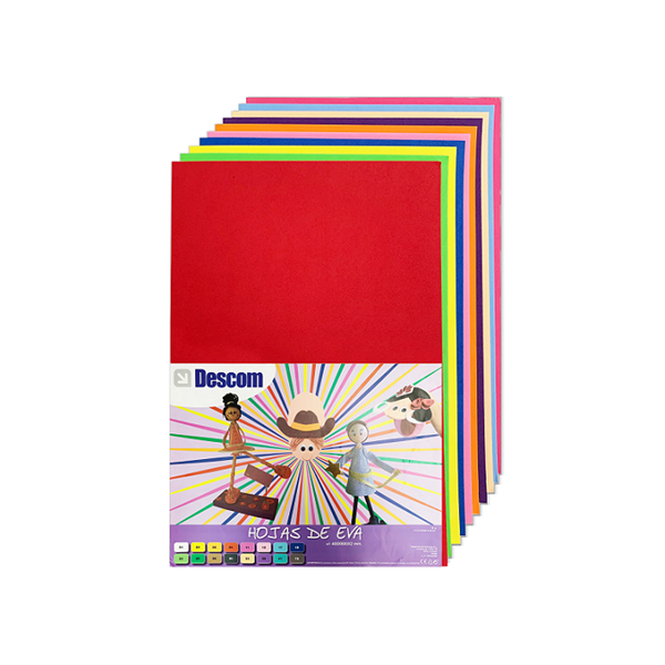 Eva planchas lisas 40x60 cm Descom