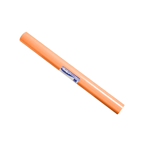 Bobina papel 25 metros Naranja fuerte