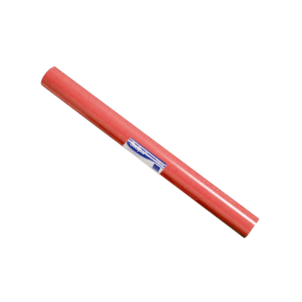 Bobina papel 25 metros Rojo