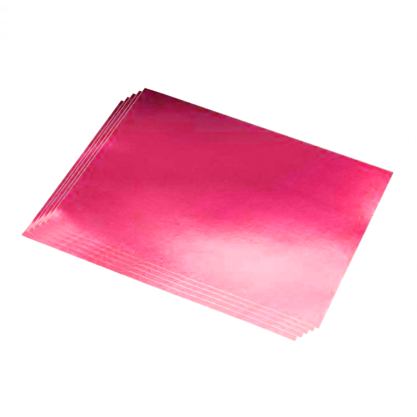 ** Pack 5 cartolines metal·litzades 50x65 cm Fúcsia