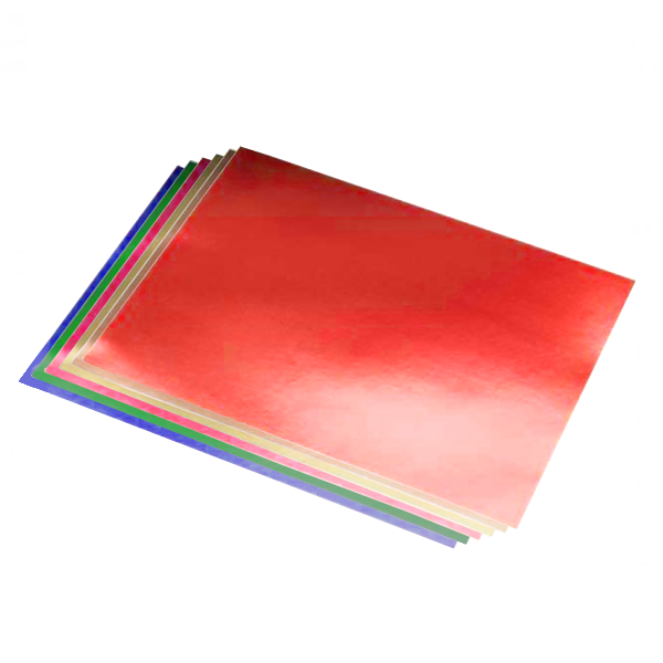 Pack 5 cartolines metal·litzades 50x65 cm assortides