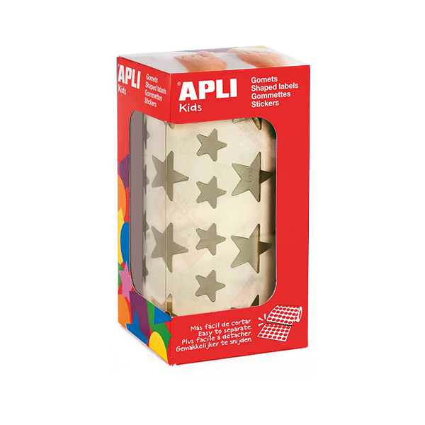 Rotlle gomets Apli 11116 estrelles Or