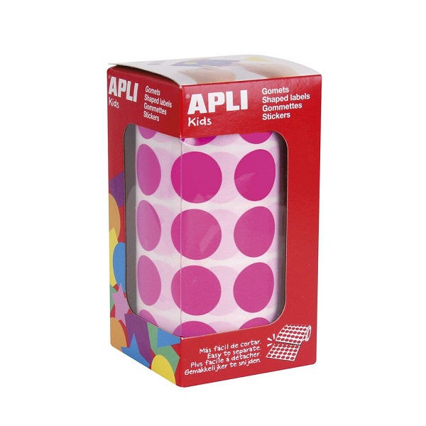 Rollo gomets Apli redondos 10,5 mm