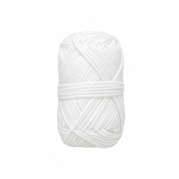 Ovillo de lana de 100 gr Blanco