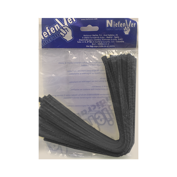 Bossa de 25 xenilles Negre