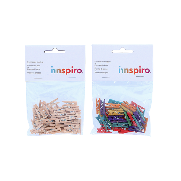 Mini pinces de fusta Innspiro