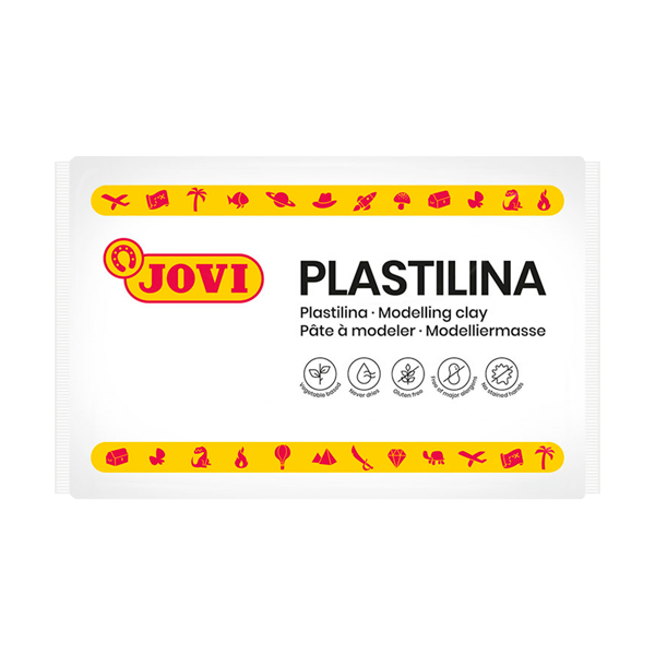 Plastilina Jovi gran 350 g Blanca